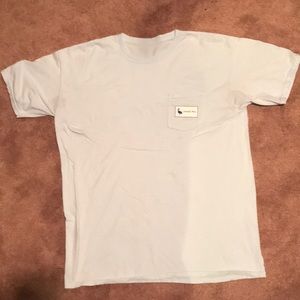 Light blue Coastal Bay pocketed shirt.